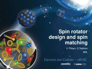 Spin rotator design and spin matching