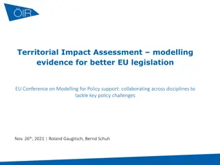 Territorial Impact Assessment Modelling for EU Legislation