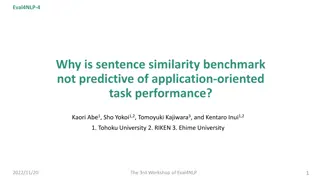 Predicting Sentence Similarity for NLP Tasks