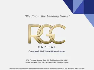 “We Know the Lending Game”