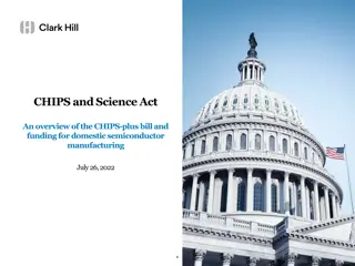 Overview of CHIPS and Science Act Funding for Semiconductor Manufacturing