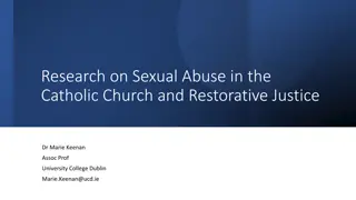 Research on Sexual Abuse in Catholic Church: Findings and Responses