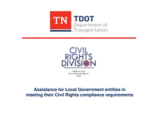 Assistance for Local Government Entities in Meeting Civil Rights Compliance