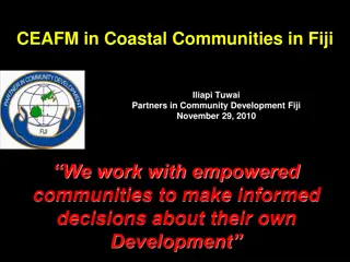 Empowered Community Development in Coastal Fiji