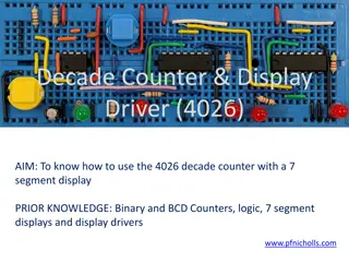 Using 4026 Decade Counter with 7-Segment Display