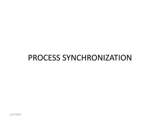 PROCESS SYNCHRONIZATION