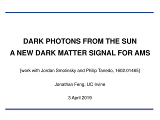 DARK PHOTONS FROM THE SUN A NEW DARK MATTER SIGNAL FOR AMS