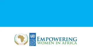 Building an Enabling Environment for Women's Economic and Political Participation