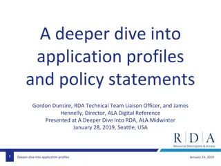 A deeper dive into application profiles and policy statements