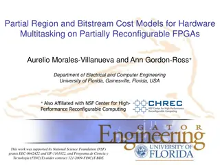 Partial Region and Bitstream Cost Models for Hardware  Multitasking on Partially Reconfigurable FPGAs