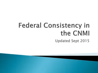 Federal Consistency Overview in CNMI