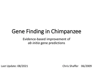 Enhancing Gene Predictions Based on Chimpanzee Genomic Analysis