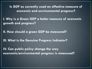 Rethinking Economic Progress: Green GDP and Genuine Progress Indicator