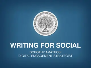 WRITING FOR SOCIAL