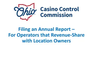 Filing an Annual Report for Revenue-Sharing Operators