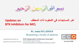 Update on BTK Inhibitors for MCL, Amin SULAIMAN, Heamatology, EHA2023 Hybrid Congress