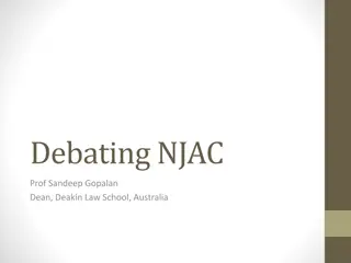 Debating NJAC