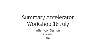 Accelerator Workshop Summary on EIC Designs and Collaborations