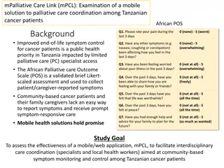 mPalliative Care Link (mPCL): Examination of Mobile Palliative Care Coordination Among Tanzanian Cancer Patients