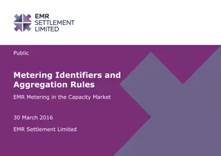 Metering Identifiers and Aggregation Rules