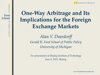 One-Way Arbitrage and Its Implications for Foreign Exchange Markets