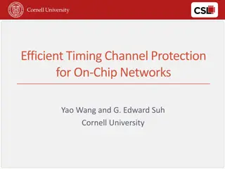 Efficient Timing Channel Protection  for On-Chip Networks