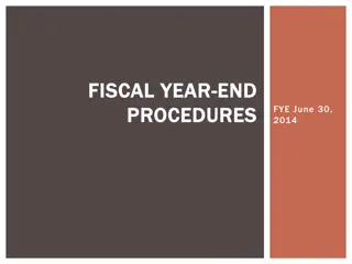 Fiscal Year End Procedures & Invoice Management