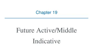 Future Active/Middle  Indicative