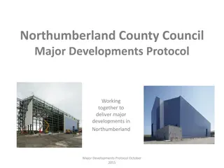 Northumberland County Council's Major Developments Protocol