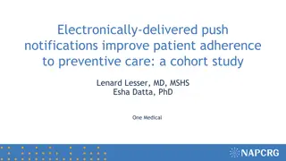 Push Notifications Improve Patient Adherence to Preventive Care