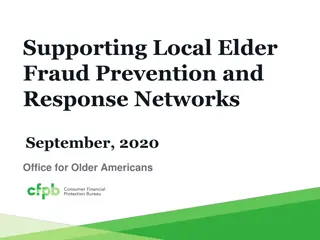 Supporting Local Elder Fraud Prevention & Response Networks