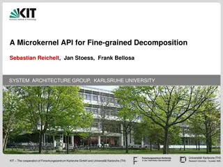 A Microkernel API for Fine-grained Decomposition