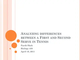 Analyzing Differences Between First and Second Serve in Tennis