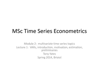 MSc Time Series Econometrics