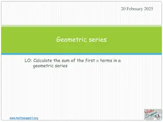 Geometric series