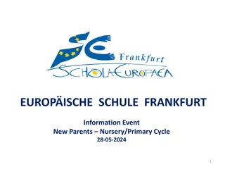 EUROPÄISCHE  SCHULE  FRANKFURT