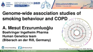 Genome-wide association studies of smoking behaviour and COPD