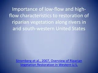 Importance of Low-Flow and High-Flow Characteristics for Riparian Vegetation Restoration