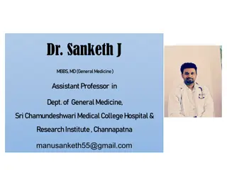 Dr. Sanketh J - Assistant Professor in General Medicine