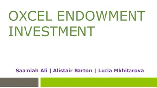 Endowment Investment at Oxcel College