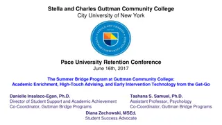 The Guttman Summer Bridge Program: Academic Enrichment and Support