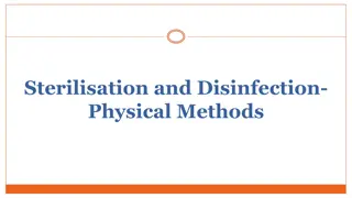 Sterilisation and Disinfection: Physical Methods