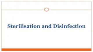 Sterilisation and Disinfection