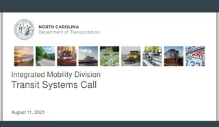 Transit Systems Call August 11, 2021 - Updates & Reminders