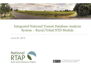 Integrated National Transit Database Analysis System - U.S. Department of Transportation