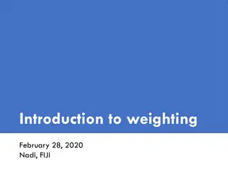 Introduction to Sampling Weights and Probability