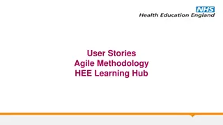 User Stories Agile Methodology HEE Learning Hub