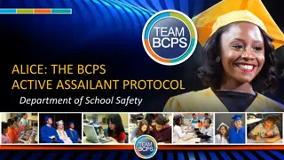 ALICE: THE BCPS  ACTIVE ASSAILANT PROTOCOL