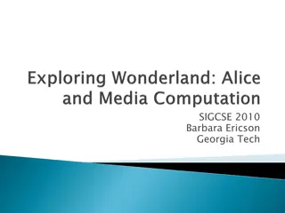 Alice World Sound Manipulations