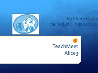 Alice: an Innovative 3D Programming Environment for Students